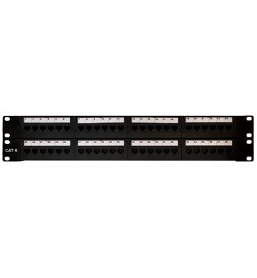 On-Q 48845CC6 48 PORT CAT 6 UNIV RM P-PNL