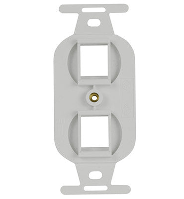 On-Q WP1062WH 106 RECEPTACLE STRAP 2 PORT WH (M10)