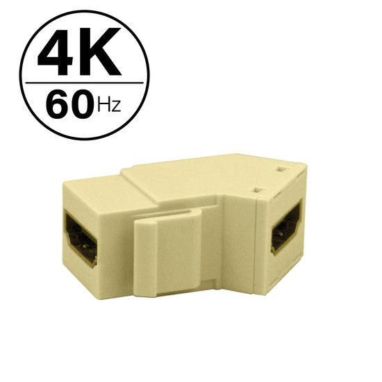 On-Q WP124KIV KEY: 4K HDMI KEYSTONE INSERT IVORY (M10)