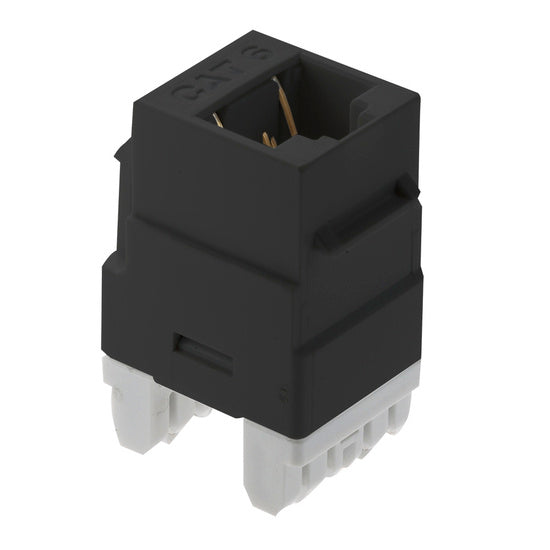 On-Q WP3460BK KEY: CAT 6 RJ45 T568 A/B CNCTR BK (M20)