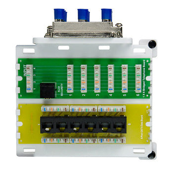 On-Q CO1166 SW: TRIO COMBO MODULE 6X8 W/ CAT6 DATA