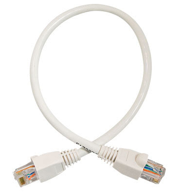 On-Q 36320125V1 2FT CAT 5E PATCH CABLE, WHITE