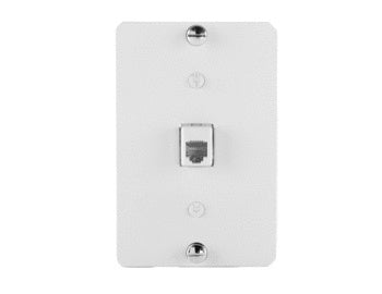 On-Q WP2002WH 1G 6P6C RJ25 WALLPHONE PLT WH (M10)