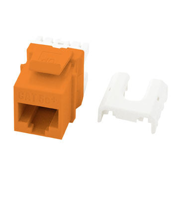 On-Q WP3475OR KEY: CAT 5E QC A/B KEYSTONE CON OR (M10)