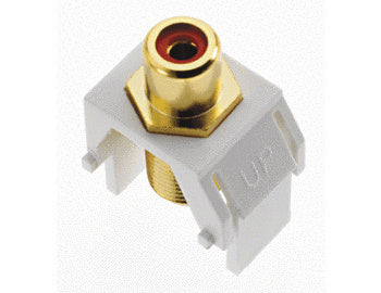 On-Q WP3462WH KEY: RED RCA TO F-CONNECTOR WH (M20)