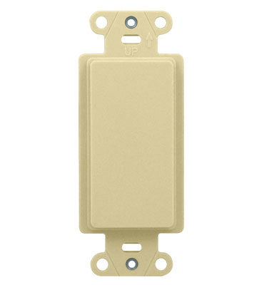 On-Q WP3410LA DECOR OUTLET STRAP BLANK LA (M10)