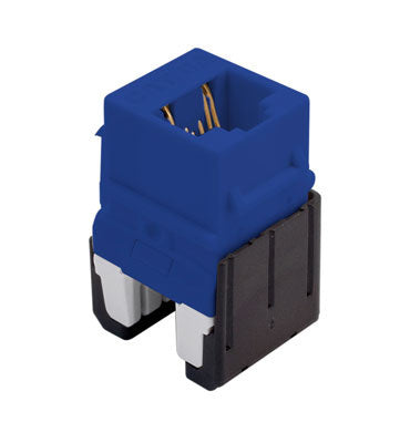 On-Q WP346ABE KEY: CAT6A QC RJ45 KYSTNE CON BLU(M10)