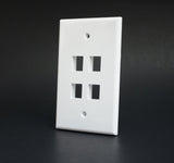 Vertical Cable Mid-size Wall Plates – 304-M27 Series