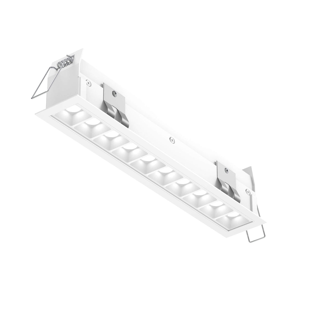 DALS MSL10-CC-AWH Recessed 5CCT linear with 10 mini spot lights