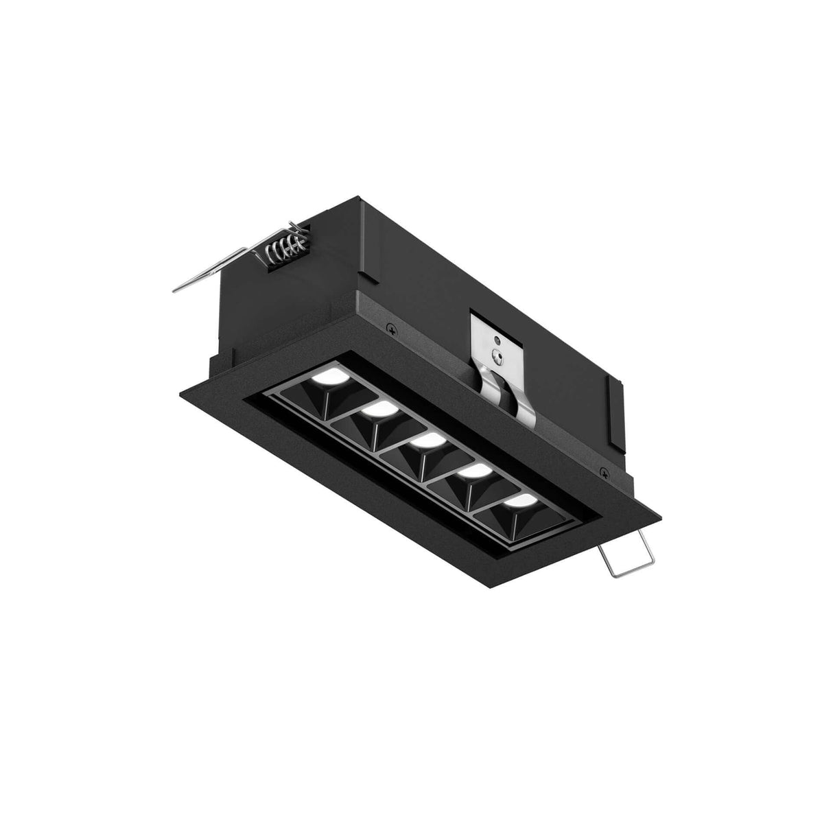 DALS MSL5G-CC-BK Recessed 5CCT linear with 5 mini swivel spot lights