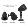 Earthquake PCS6.5 6.5" PENDANT SPEAKER with 8Ohm / 25V / 70V / 100V Selector Switch -PER EACH