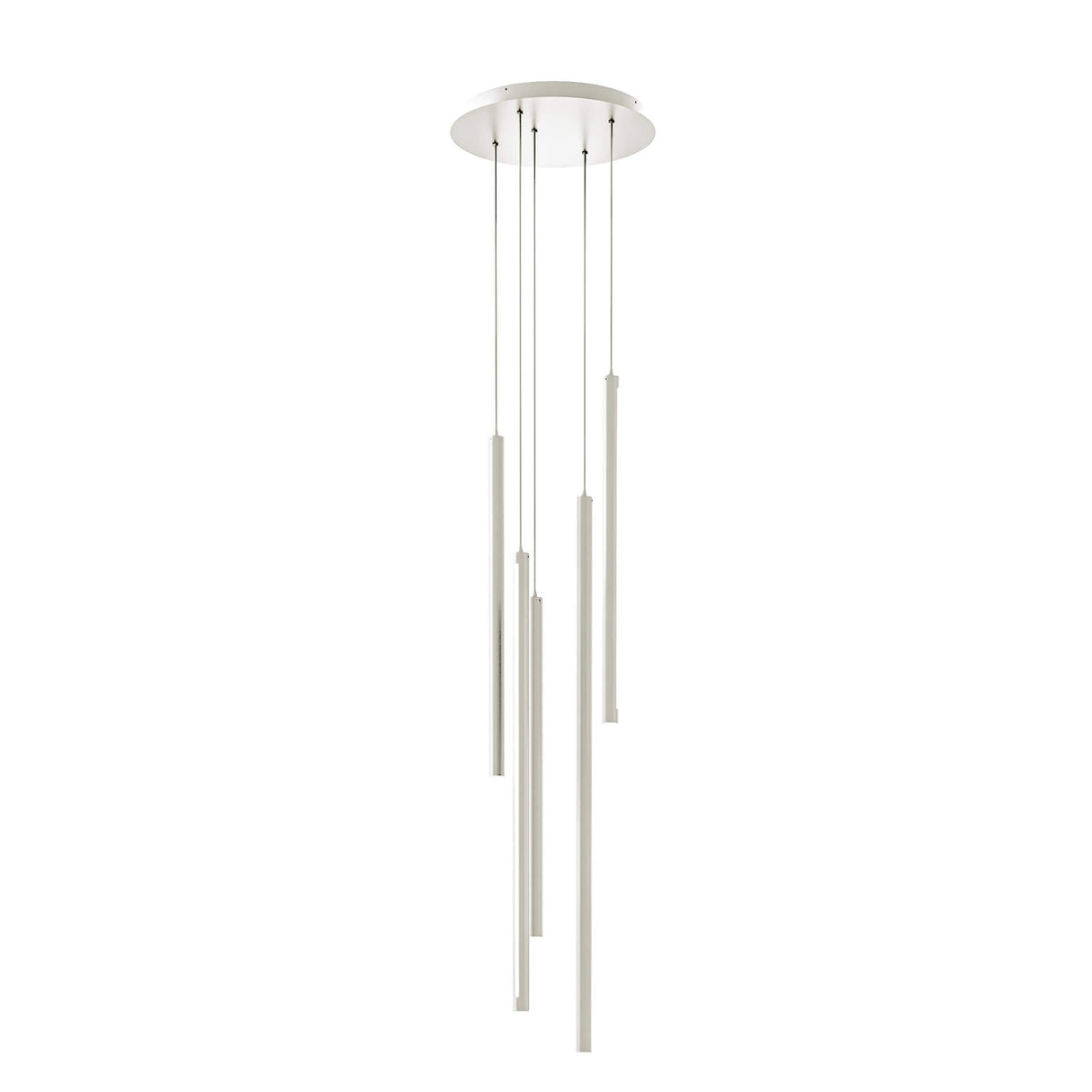 DALS PDLED120-5-WH Round Canopy - 5 piece Decorative pendant cylinder