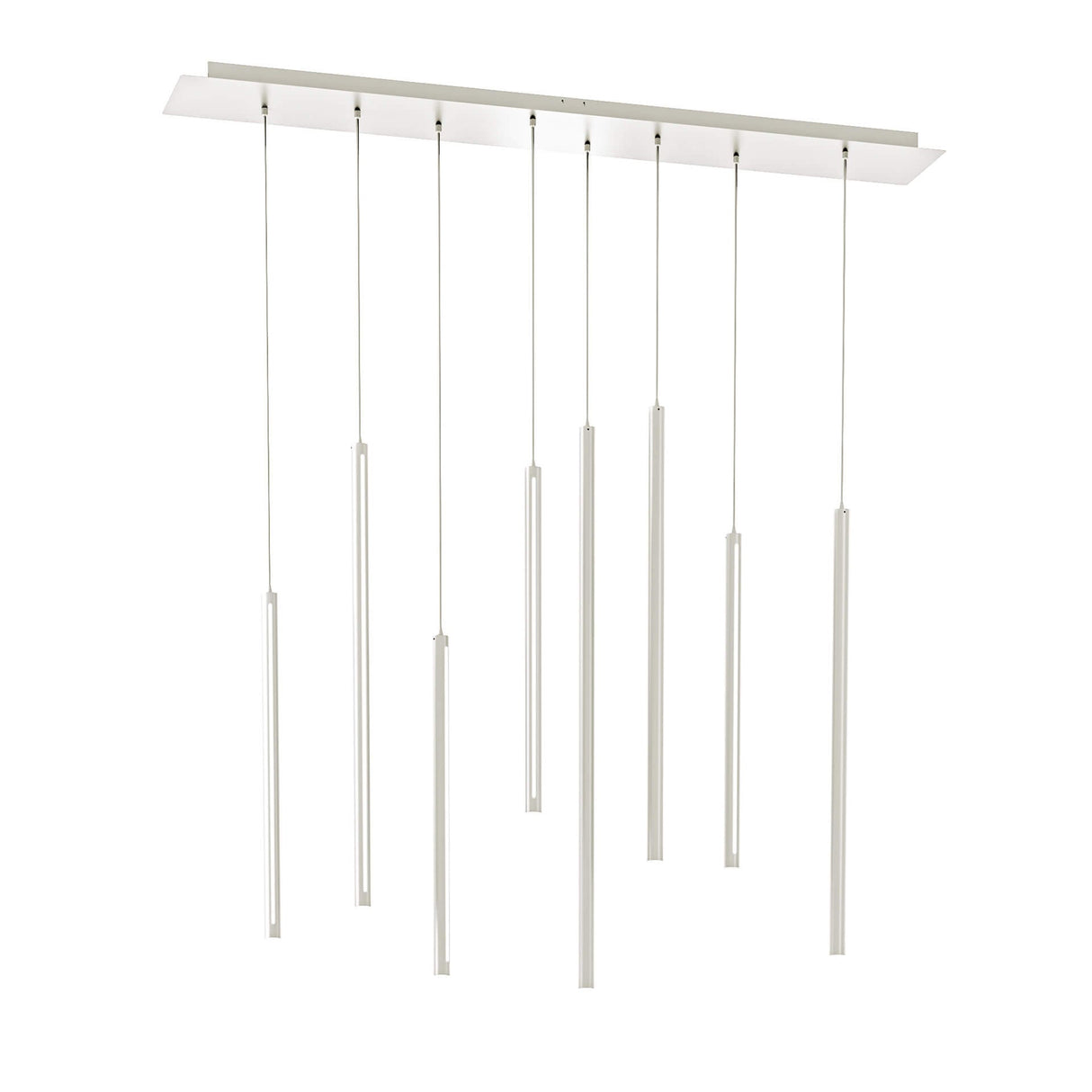 DALS PDLED120-8SQ-WH Square Canopy - 8 piece Decorative pendant cylinder