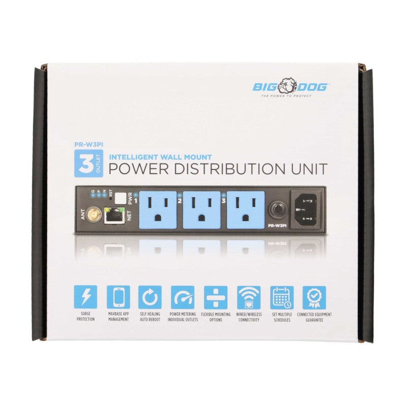 Big Dog Power PR-W3PI 3 Outlet Wi-Fi PDU