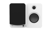 Kanto RENMW 200W Powered Bookshelf Speakers with HDMI ARC, USB-C, and Bluetooth 5.3 - Matte White, Pair