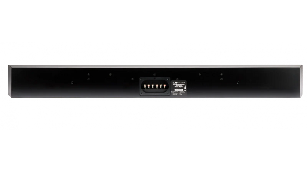 Elac Vertex III 3-Channel Passive Soundbar-JET-Large - Black, Each