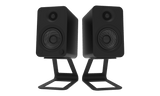 Kanto SE4 Elevated Desktop Speaker Stands for Midsize Speakers - Black