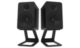 Kanto SE6 Elevated Desktop Speaker Stands for Large Speakers - Black