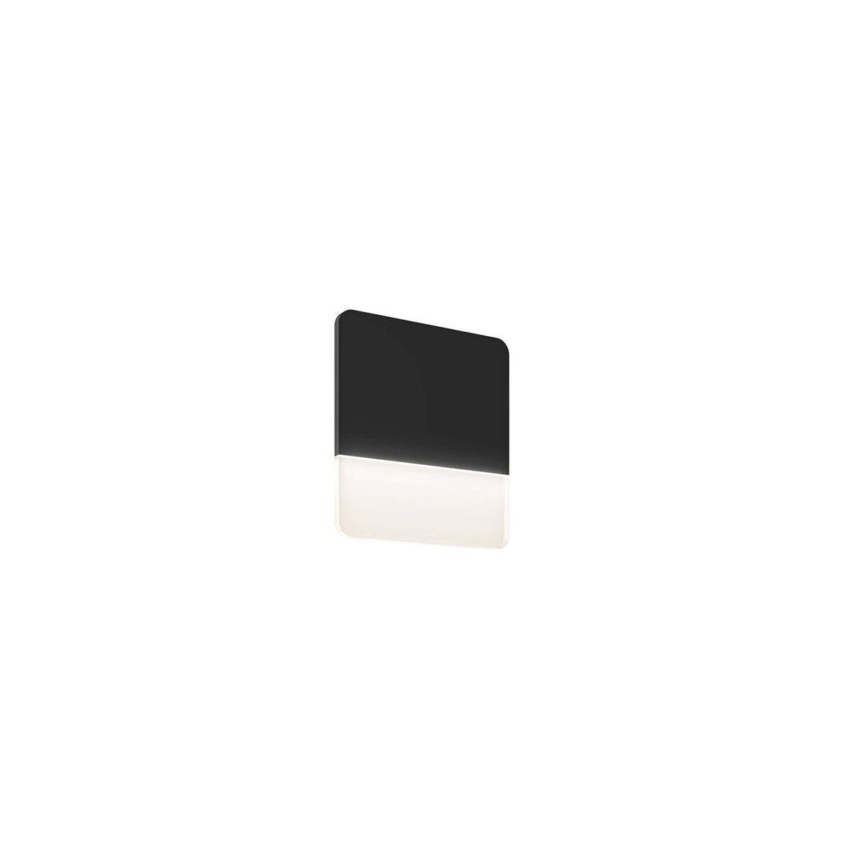 DALS 6″ Exterior LED wall mount with address numbers SQS06-CC-BK