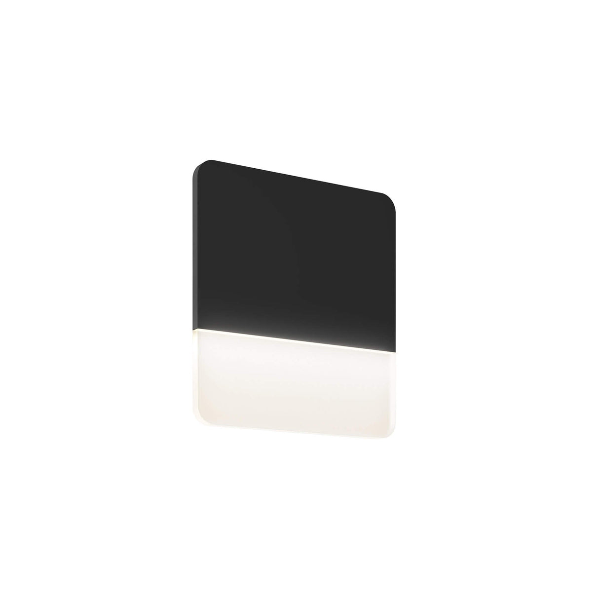 DALS Exterior LED wall mount with address numbers SQS10-CC-BK