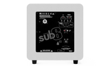 Kanto SUB8VMW 8-inch Sealed Powered Subwoofer w. RCA Cable - Matte White