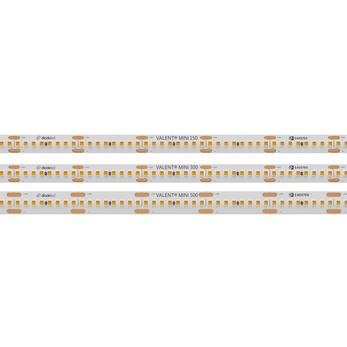 Diode VALENT MINI 90+CRI 8mm LED Tape Light, 24V