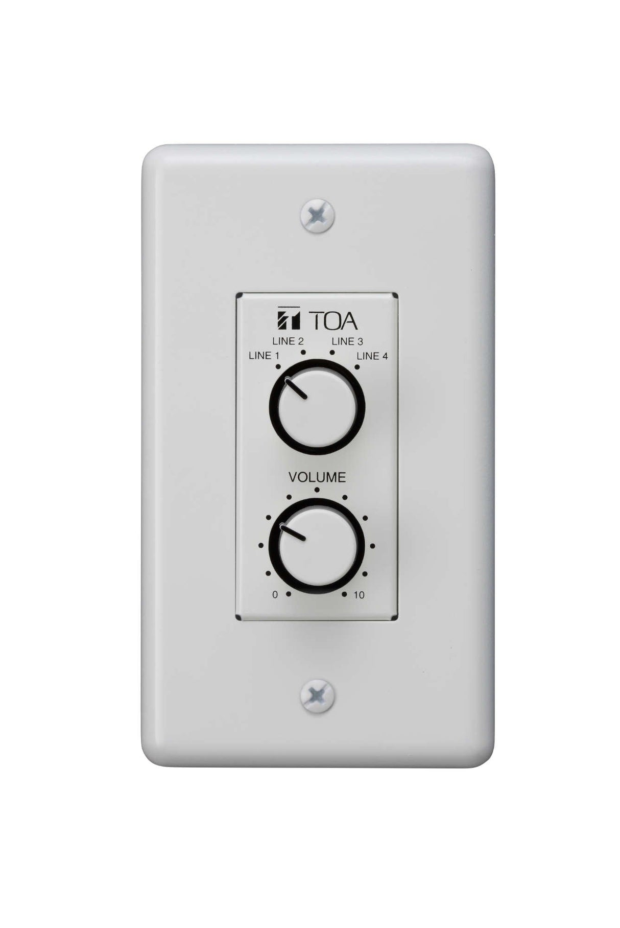 TOA WP-700-EB BGM Select/Volume Wall Panel Remote for Ma/Mm-700